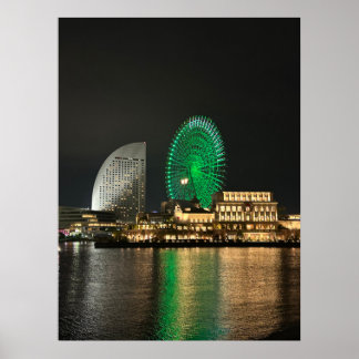 Yokohama i natt poster