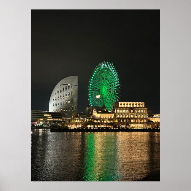 Yokohama i natt poster (Framsidan)