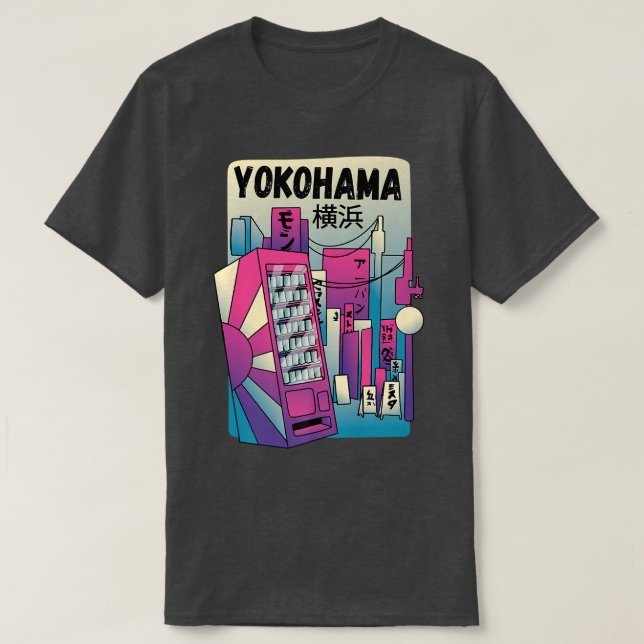Yokohama Japan, staden Urban japanese Yokohama T Shirt (Design framsida)