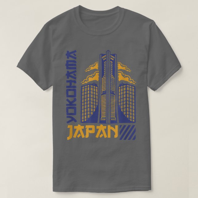 Yokohama Japan, Vacation Visit, Travel Äventyr T Shirt (Design framsida)