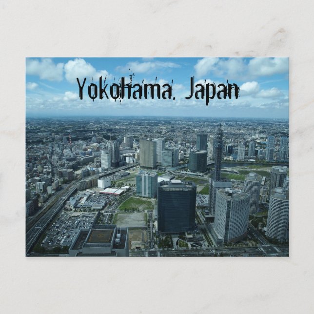 Yokohama Japan vykort (Framsida)