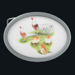 Yokohama Red Shoulder Family<br><div class="desc">Yokohamas är elegant kycklingar med långa, fasansliknande kroppar och svepande svan.</div>
