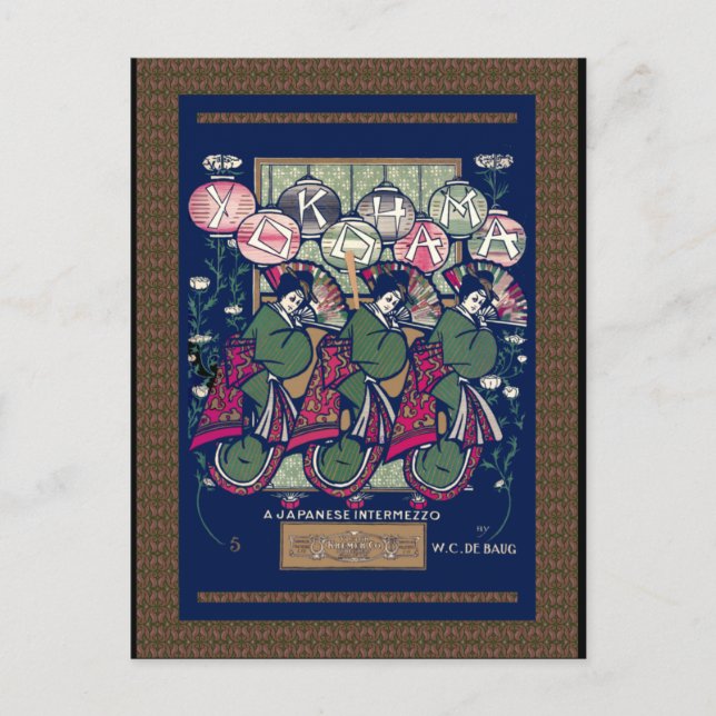 Yokohama Vykort (Framsida)