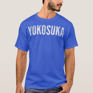 Yokosuka Japan Distress Graphic T Shirt