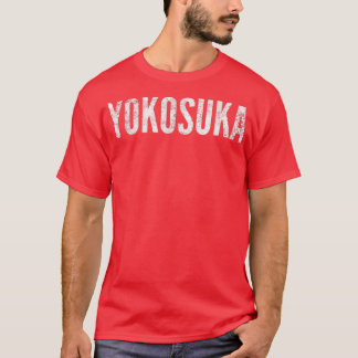 Yokosuka Japan Distress Graphic T-Shirt
