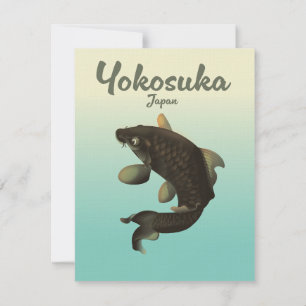 Yokosuka Japans reseaffisch