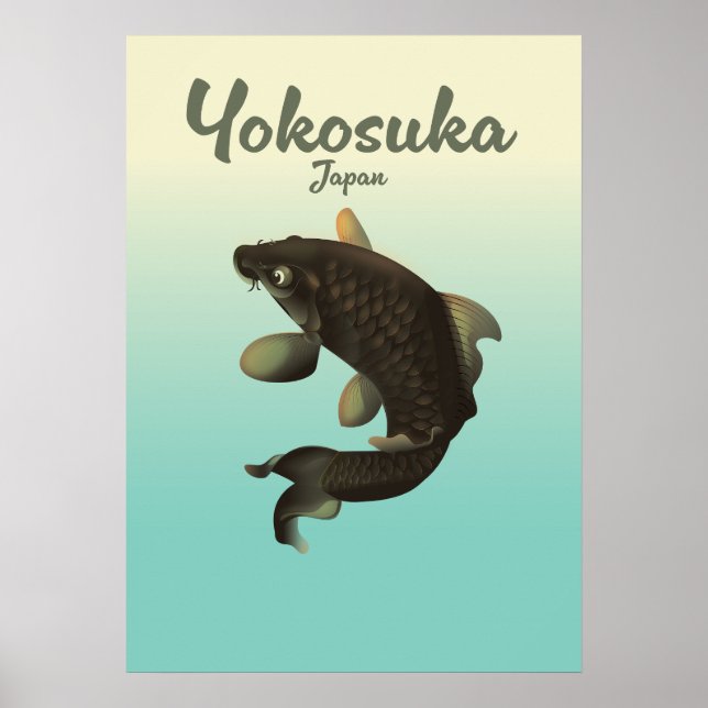 Yokosuka Japans reseaffisch Poster (Framsidan)