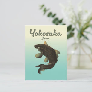 Yokosuka Japans reseaffisch Vykort