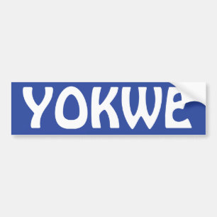 YOKWE - Marshallese all hälsning till dig! Bildekal