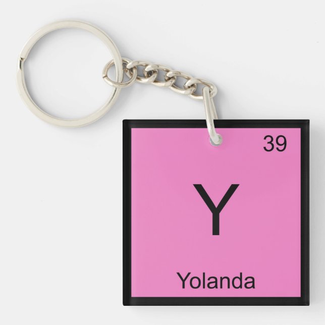 Yolanda Namn kemi Inslag Periodic Bord (Framsidan)