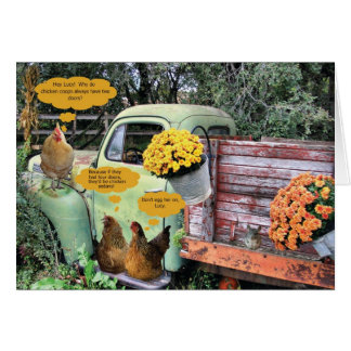 Yolkerna på dig! hälsningskort