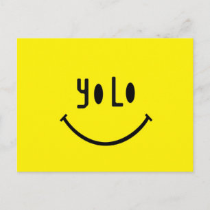Yolo Ansikte Vykort