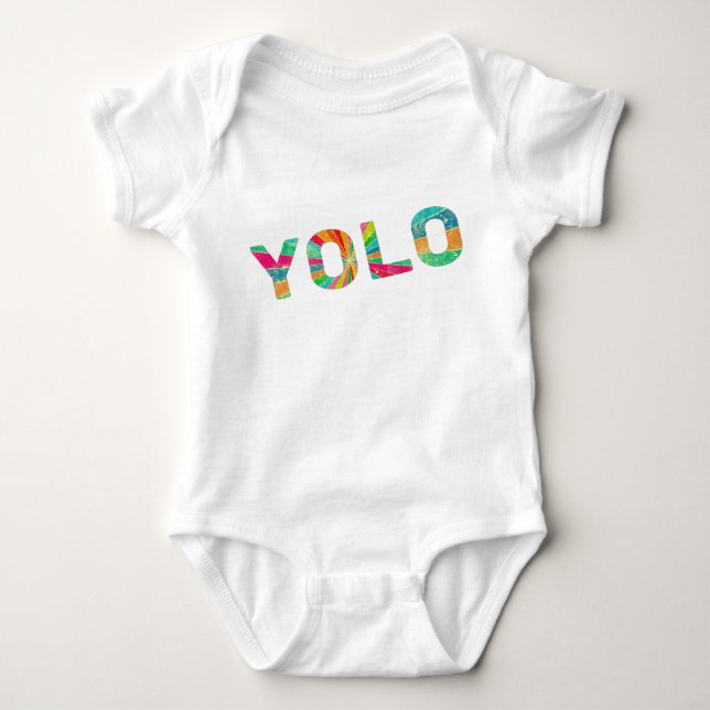 Yolo bebis t-shirt (Framsida)