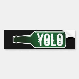 Yolo bildekal som du bor endast en gång