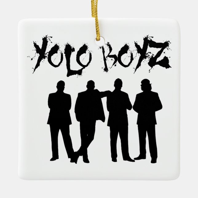 YOLO BOYZ JULGRANSPRYDNAD KERAMIK (Framsida)