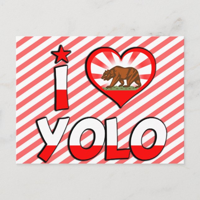 Yolo, CA Vykort (Framsida)