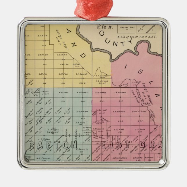 Yolo County 3 Julgransprydnad Metall (Framsidan)