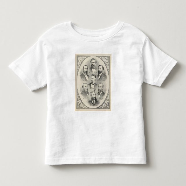 Yolo County lithographed porträtt Tee Shirt (Framsida)