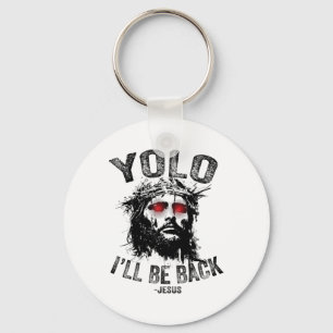 Yolo I kommer tillbaka Jesus Resurrection Christia Nyckelring