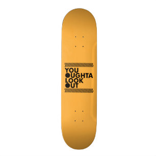 YOLO med försiktighet Mini Skateboard Bräda 18,5 Cm