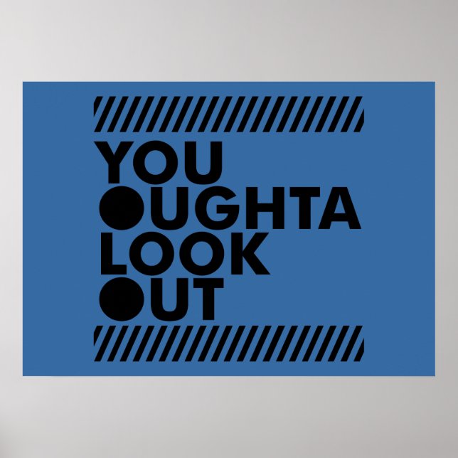 YOLO med försiktighet Poster (Framsidan)