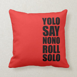 YOLO rulle solo Kudde