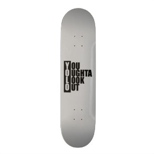YOLO Vertikal låda Skateboard Bräda 21,5 Cm
