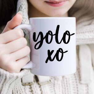 Yolo You only Live Gång Kaffemugg