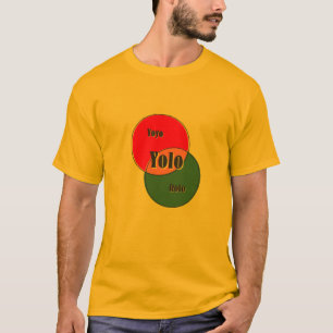 Yolo Yoyo Rolo venn-diagram T Shirt