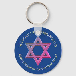 YOM HASHOAH Holocaust Memory chain Nyckelring