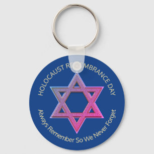 YOM HASHOAH Holocaust Memory chain Nyckelring