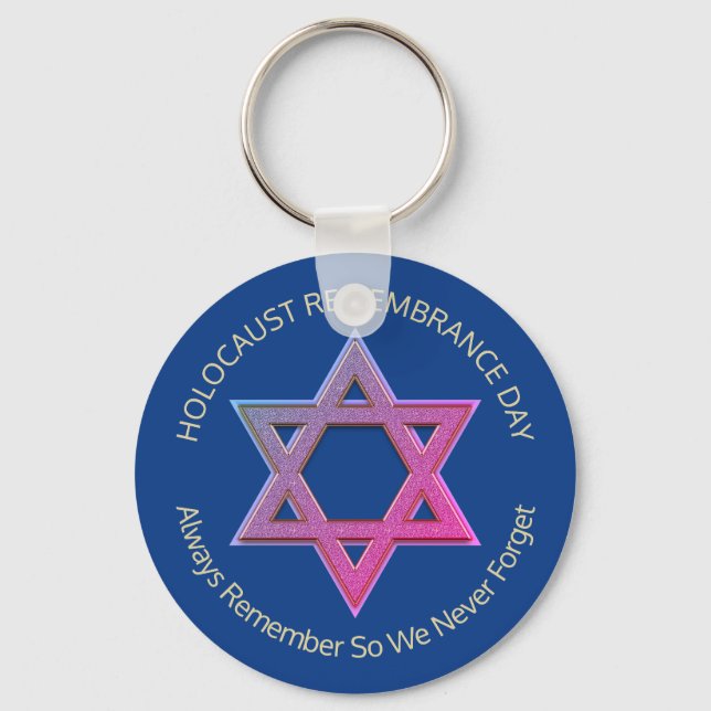 YOM HASHOAH Holocaust Memory chain Nyckelring (Framsida)