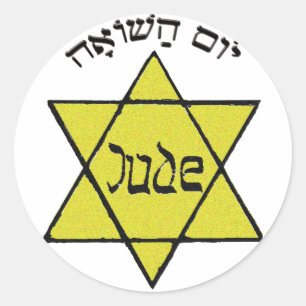 Yom Hashoah Runt Klistermärke