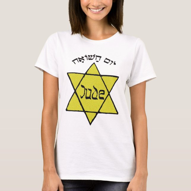 Yom Hashoah Tee Shirt (Framsida)