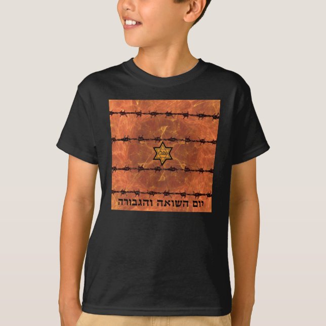 Yom HaShoah Tee Shirt (Framsida)
