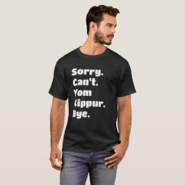 Yom Kippur Adjö Jewish T Shirt