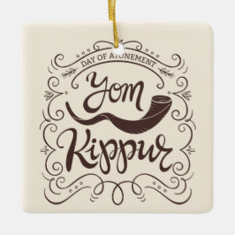Yom Kippur Ceramic Ornament