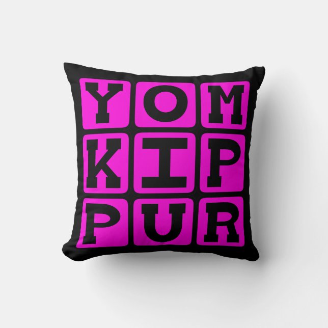 Yom Kippur, Försoningsdagen Kudde (Framsida)