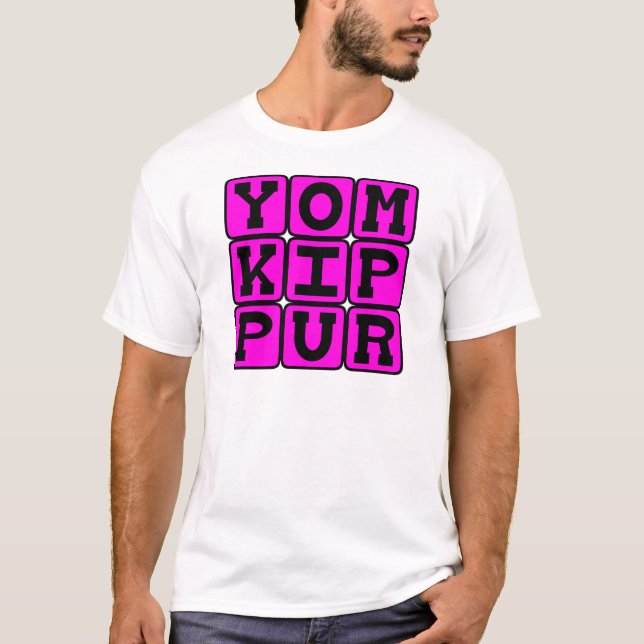 Yom Kippur, Försoningsdagen T Shirt (Framsida)