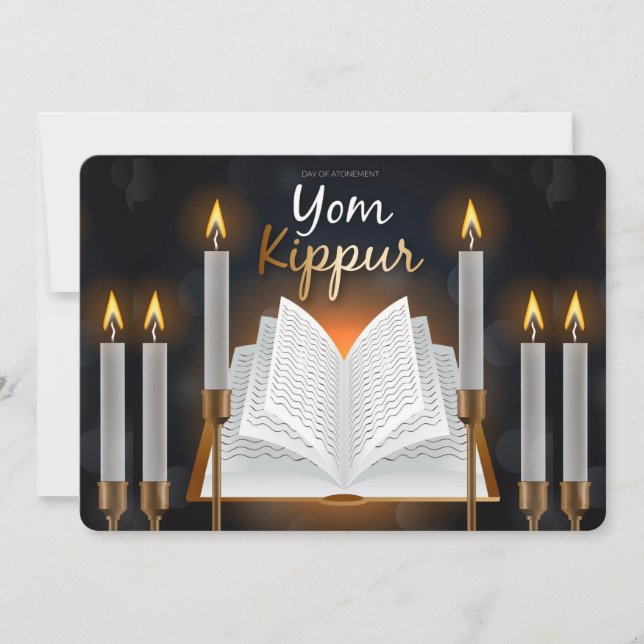 Yom Kippur Helgdag Card Julkort (Framsida)