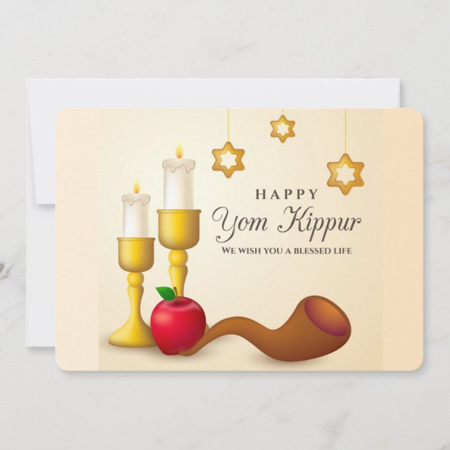Yom Kippur Helgdag Card Julkort (Framsida)