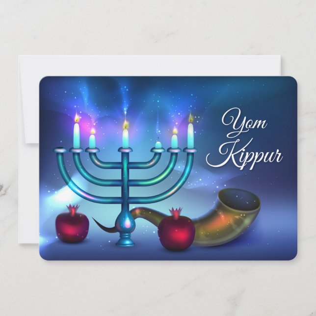 Yom Kippur Helgdag Card Julkort (Framsida)