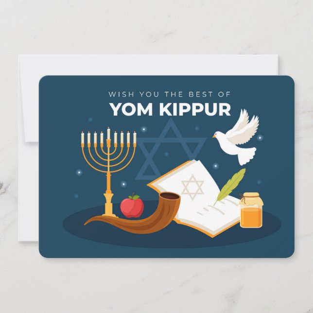 Yom Kippur Helgdag Card Julkort (Framsida)