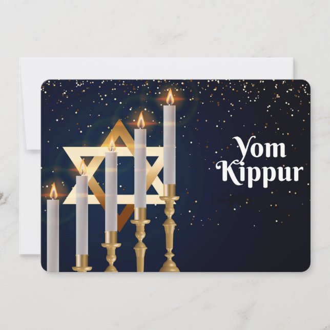 Yom Kippur Helgdag Card Julkort (Framsida)