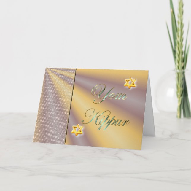 Yom Kippur judisk helgdag som fastar helig dag för Kort (Framsida)