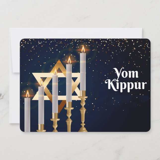 Yom Kippur Julkort (Framsida)