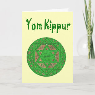 Yom Kippur kort