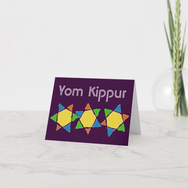 Yom Kippur Kort (Framsida)