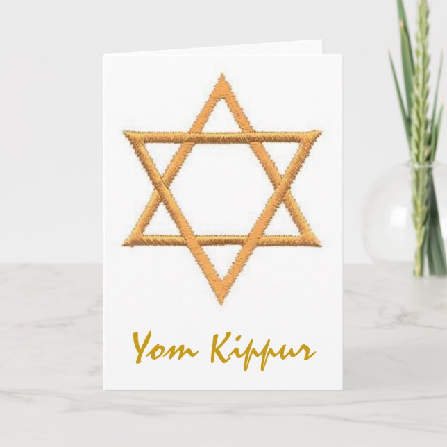 Yom Kippur Kort (Framsida)
