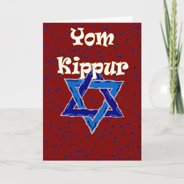 Yom Kippur-kort Kort (Framsida)